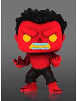 FUNKO Marvel Pop! Red Hulk With Glow-In-The-Dark Chase Vinyl Bobble-Head Hot Topic Exclusive -Toy World Shop 14925872 av2