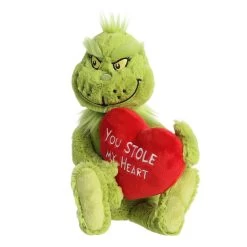 Aurora® - Dr. Seuss™ - 15" Stole My Heart Grinch -Toy World Shop 15227e