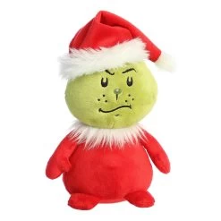 Aurora® - Dr. Seuss™ - 9.5" Pop Art Santa Grinch -Toy World Shop 15593a