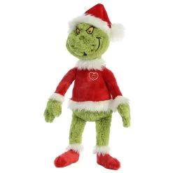 Aurora® - Dr. Seuss™ - 16" Grinch Santa -Toy World Shop 15900b dba75a00 079e 40f6 86e5 8bd5c6d2ee51
