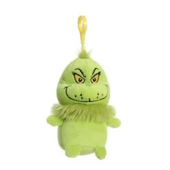 Aurora® - Dr. Seuss™ - 4.5" Squishy Grinch Keychain -Toy World Shop 15956a 22dca52d ee68 40e4 85e9 d7b1d532347f