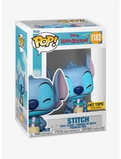 FUNKO Disney Lilo & Stitch Pop! Stitch (With Boba) Vinyl Figure Hot Topic Exclusive