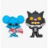 FUNKO The Simpsons Halloween Pop! Television Itchy & Scratchy (Skeleton) Vinyl Figure Hot Topic Exclusive