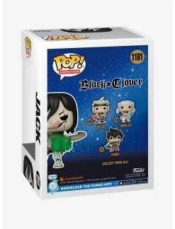 FUNKO Black Clover Pop! Animation Jack Vinyl Figure 2022 Winter Convention Exclusive -Toy World Shop 18049959 av2