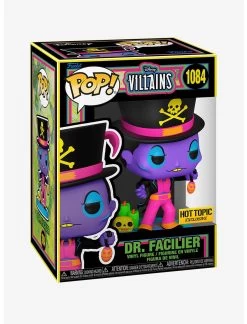 FUNKO Disney Villains Pop! Dr. Facilier (Blacklight) Vinyl Figure Hot Topic Exclusive