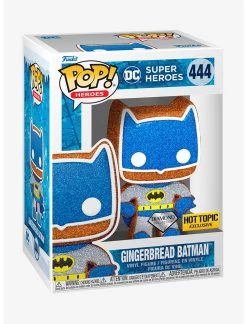 FUNKO DC Super Heroes Diamond Collection Pop! Heroes Gingerbread Batman Vinyl Figure Hot Topic Exclusive
