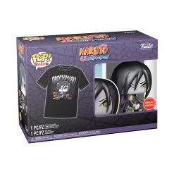 FUNKO POP! And Tee: Naruto Orochimaru 3.85-in Vinyl Figure And Unisex T-Shirt GameStop Exclusive -Toy World Shop 20003177 ALT05