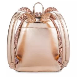 Minnie Mouse Sequin Loungefly Mini Backpack – Rose Gold -Toy World Shop 2014105715686 1