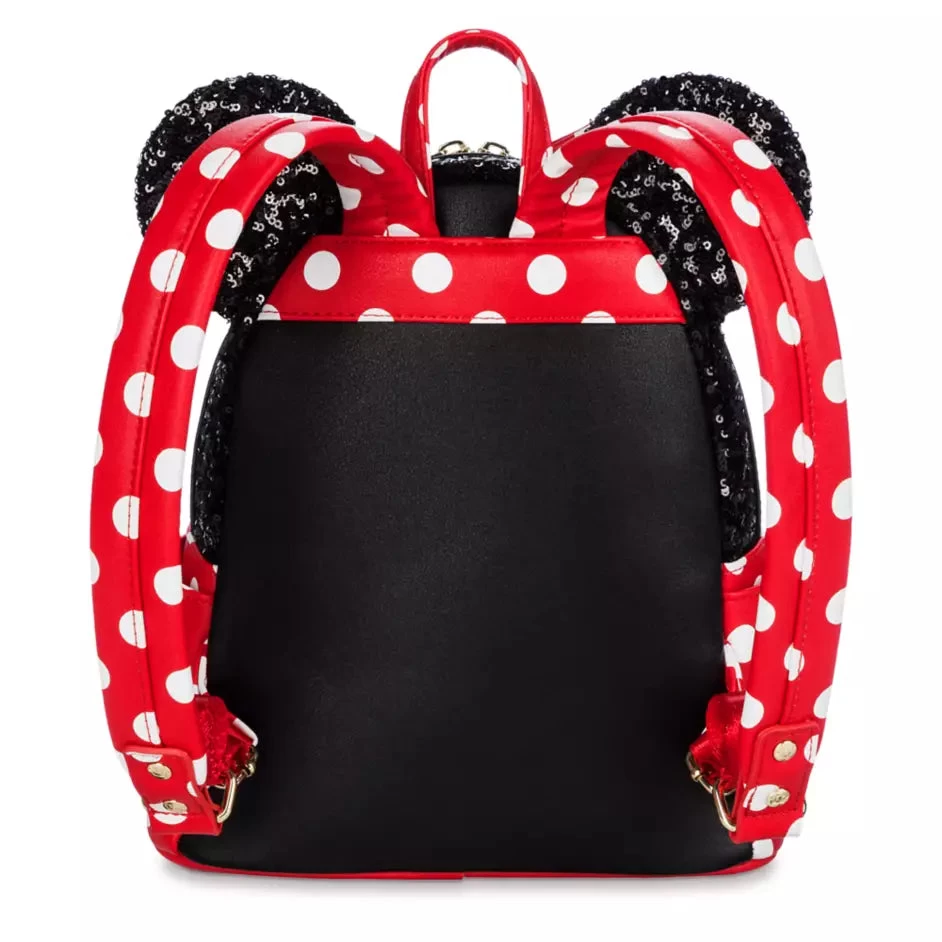 Minnie Mouse Sequined Loungefly Mini Backpack 4 Minnie Mouse Sequined Loungefly Mini Backpack - Image 2