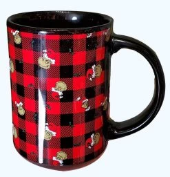 Universal Studios Dr. Seuss Buffalo Plaid Grinch Mug
