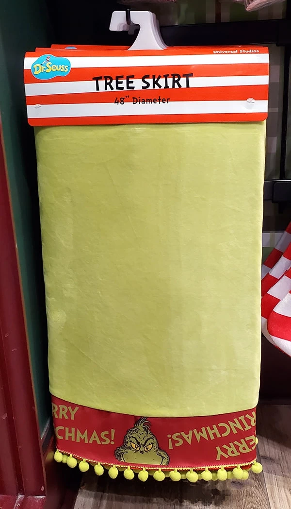 Universal Studios Grinch Merry Grinchmas Tree Skirt 3 Universal Studios Grinch Merry Grinchmas Tree Skirt