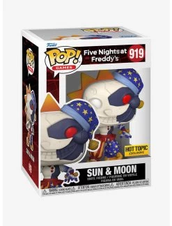 FUNKO Five Night's At Freddy's Pop! Games Sun & Moon Vinyl Figure Hot Topic Exclusive
