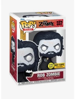 FUNKO Pop! Rocks Rob Zombie (Glow-In-The-Dark) Vinyl Figure Hot Topic Exclusive