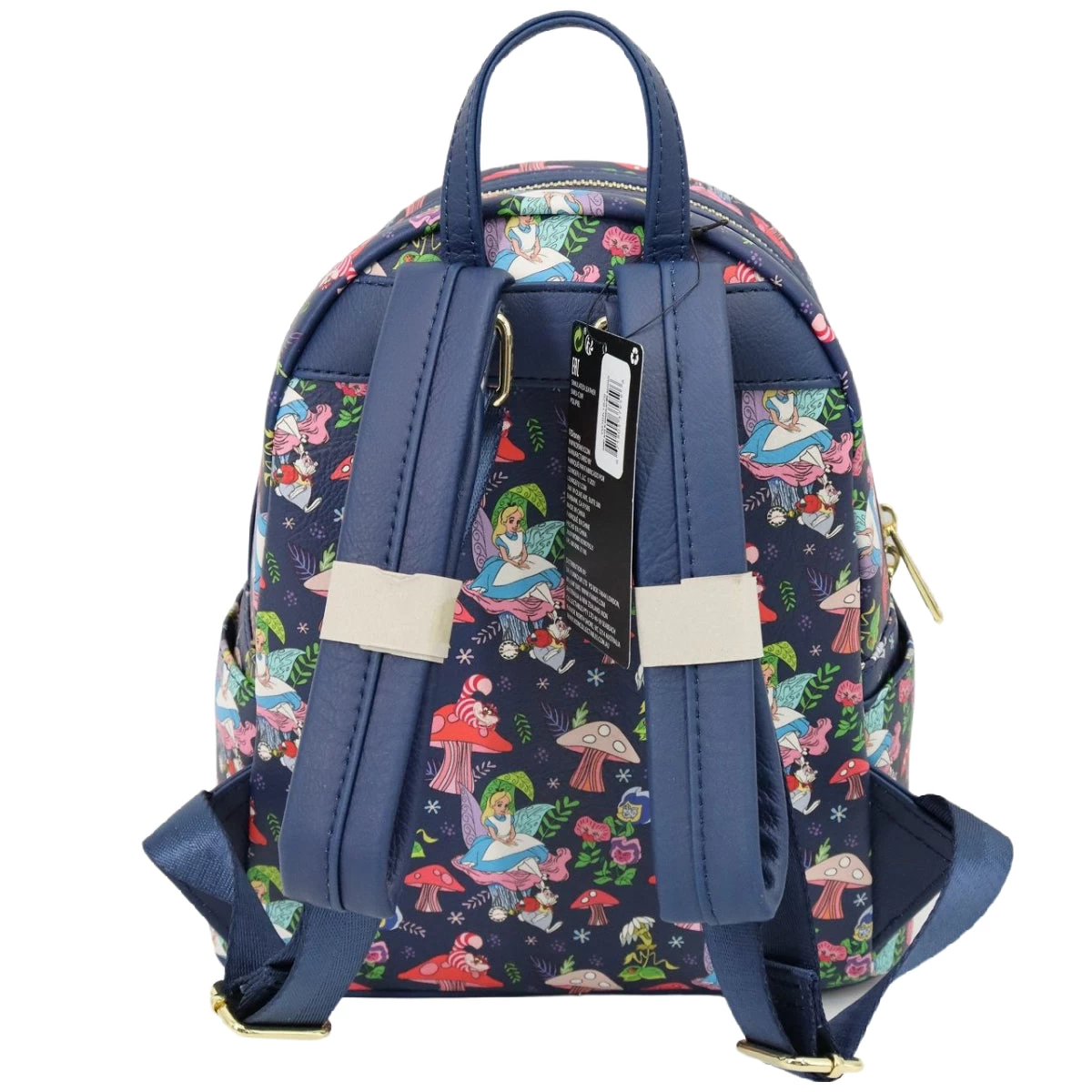 LOUNGEFLY Alice In Wonderland AOP Mini Backpack - Cordy's Corner Exclusive 4 LOUNGEFLY Alice In Wonderland AOP Mini Backpack - Cordy's Corner Exclusive - Image 2