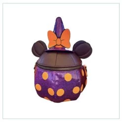 Loungefly Halloween Witch Minnie Apple Crossbody Bag- Stella Rae Boutique