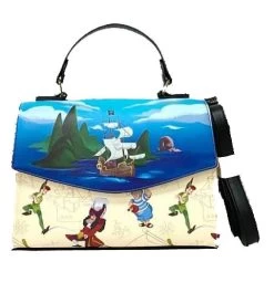 Loungefly Captain Hook Skull Peter Pan Crossbody Bag - Circle Of Hope Boutique Exclusive