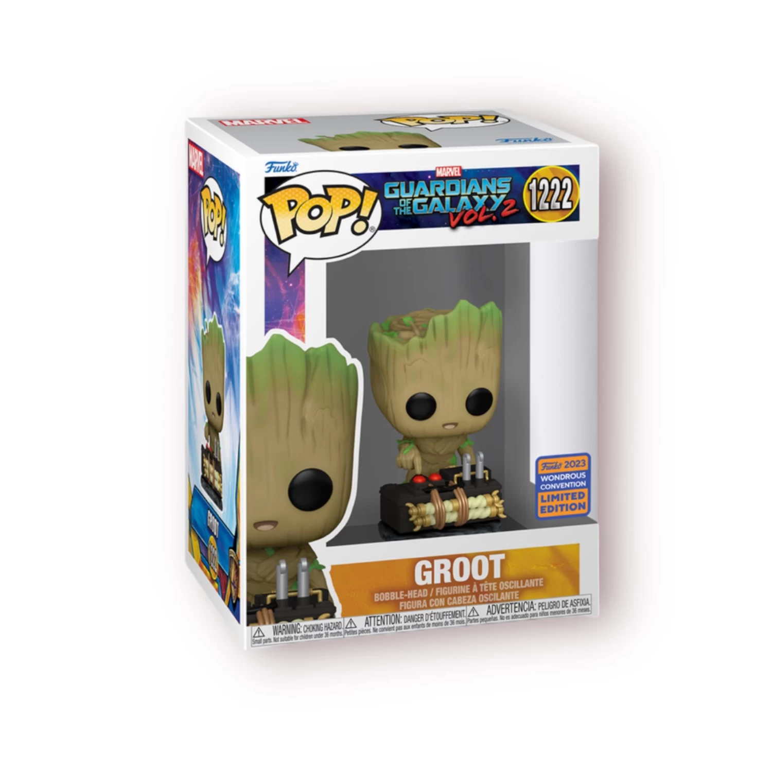 FUNKO Groot With Detonator - 2023 Wonderous Convention Exclusive 3 FUNKO Groot With Detonator - 2023 Wonderous Convention Exclusive