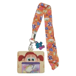 LOUNGEFLY Finding Nemo Darla Fish Tank Lanyard With Card Holder