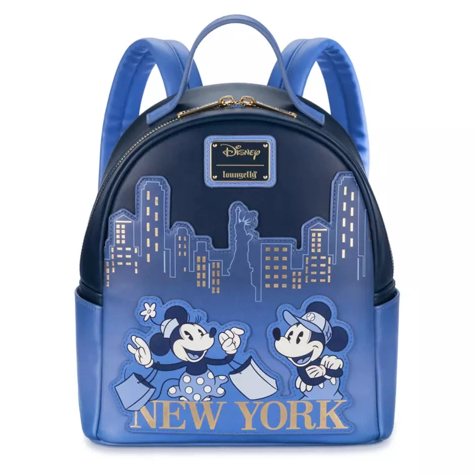 Mickey Mouse And Minnie Mouse New York Loungefly Mini Backpack 3 Mickey Mouse And Minnie Mouse New York Loungefly Mini Backpack