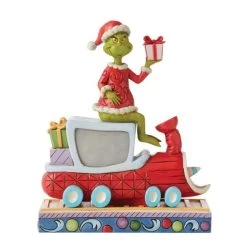 Grinch On Train Figurine -by Jim Shore