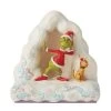 Grinch Standing By Mounds Of Snow Illuminated Figurine -by Jim Shore -Toy World Shop 5112045 6010780 2 3 560