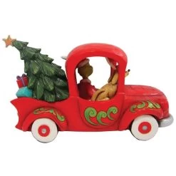 Grinch In Red Truck Figurine -by Jim Shore -Toy World Shop 5164913 6010775 1 2 3 600