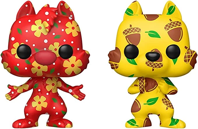 FUNKO Pop! Artist Series: Disney Treasures Of The Vault - Chip & Dale (Pack Of 2), Amazon Exclusive ,3.25 Inches 3 FUNKO Pop! Artist Series: Disney Treasures Of The Vault - Chip & Dale (Pack Of 2), Amazon Exclusive ,3.25 Inches