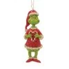 Grinch Holding Heart Shaped Candy Cane Hanging Ornament -by Jim Shore -Toy World Shop 5223410 6010785 2 3 560