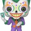 FUNKO POP Heroes: Dia De Los DC - Joker (Glow In The Dark), Amazon Exclusive, Multicolor, (58173) -Toy World Shop 6130PO7WmDL. AC SX679