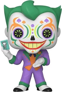 FUNKO POP Heroes: Dia De Los DC - Joker (Glow In The Dark), Amazon Exclusive, Multicolor, (58173)