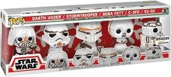 FUNKO Pop! Star Wars Holiday: Snowman 5 Pack, Amazon Exclusive