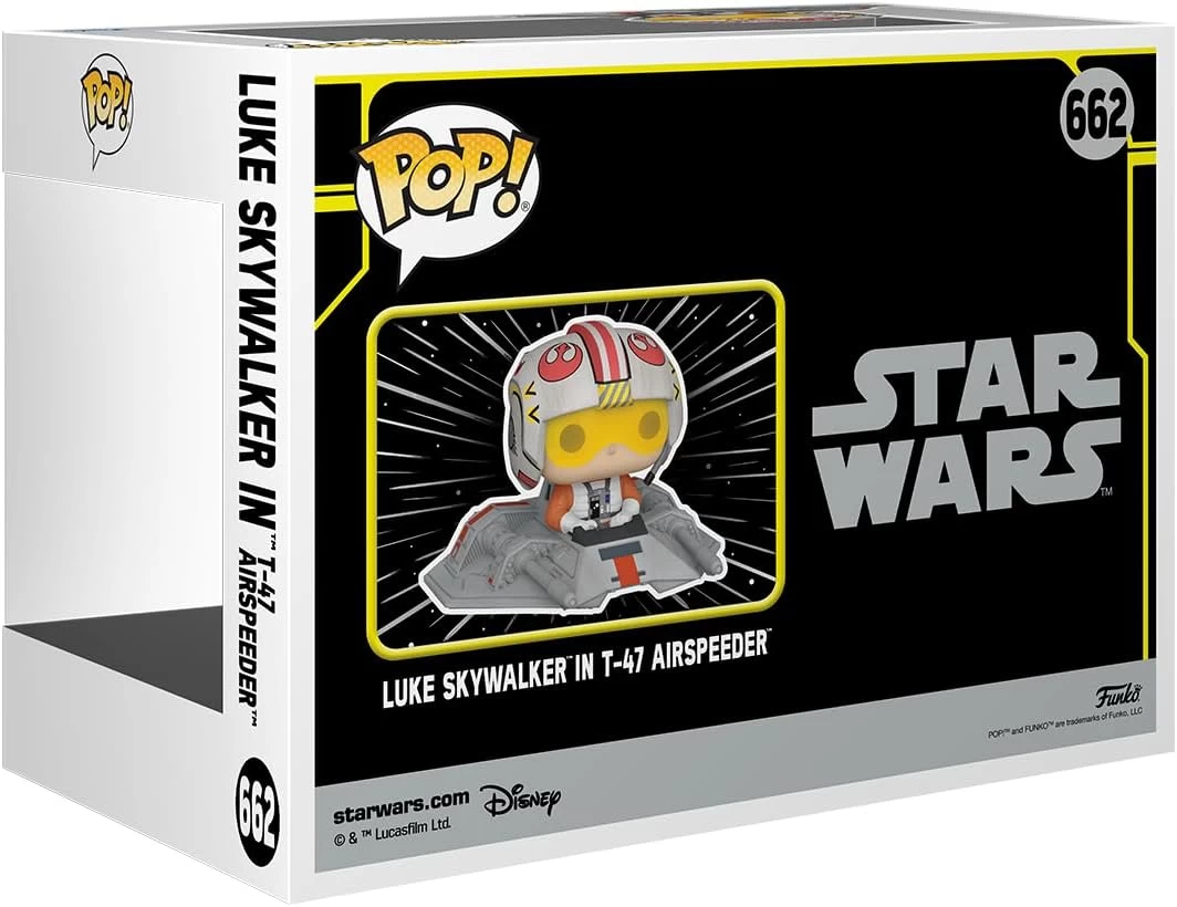FUNKO Pop! Ride Super Deluxe: Star Wars Hyperspace Heroes - Luke Skywalker In T-47 Airspeeder 5 FUNKO Pop! Ride Super Deluxe: Star Wars Hyperspace Heroes - Luke Skywalker In T-47 Airspeeder - Image 3