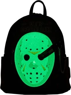 Loungefly Horror: Friday The 13th Jason Cosplay Glow In The Dark Mini-Backpack, Amazon Exclusive -Toy World Shop 61On2YPTAQL. AC SL1500