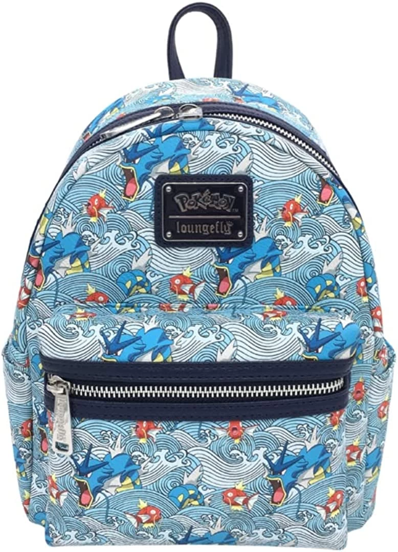 Loungefly Pokemon Magikarp Gyrados AOP Mini Backpack 3 Loungefly Pokemon Magikarp Gyrados AOP Mini Backpack