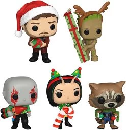 FUNKO Pop! Marvel Holiday: Guardians Of The Galaxy 5 Pack, Amazon Exclusive -Toy World Shop 61TcBUeYYPL. AC SX679