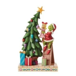 And Cindy Lou Decorating The Tree Figurine -by Jim Shore