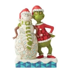 With Grinchy Snowman -by Jim Shore
