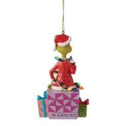 Wrapped In Lights Hanging Ornament -by Jim Shore -Toy World Shop 6566326 6012709 1 2 3 600