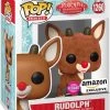 FUNKO Pop! Movies: Rudolph The Red-Nosed Reindeer - Rudolph (Flocked), Amazon Exclusive -Toy World Shop 71HPUG1B3PL. AC SL1300