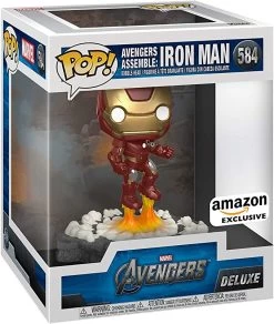 FUNKO Pop! Deluxe, Marvel: Avengers Assemble Series - Iron Man, Amazon Exclusive, Figure 1 Of 6