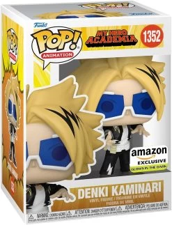FUNKO ! Pop Animation: My Hero Academia - Denki Kaminari (Glow In The Dark), Amazon Exclusive