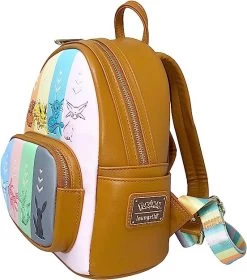 Loungefly Pokemon Eeveelutions Womens Double Strap Shoulder Bag Purse - Brown -Toy World Shop 71PsHh oS4L. AC SY625. SX. UX. SY. UY