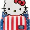 Loungefly Hello Kitty Patriotic Mini Backpack, - Amazon US Exclusive