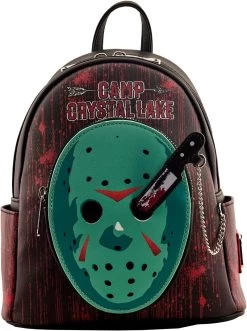 Loungefly Horror: Friday The 13th Jason Cosplay Glow In The Dark Mini-Backpack, Amazon Exclusive -Toy World Shop 71kxghJTgGL. AC SL1500