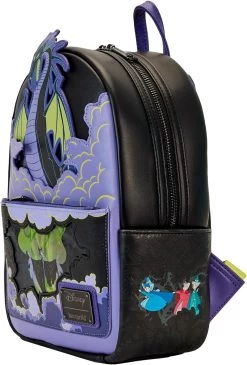 Loungefly Disney Backpack: Maleficent Dragon Lenticular And Glow In The Dark Mini-Backpack, Amazon Exclusive -Toy World Shop 71pfKRXIigL. AC SL1500