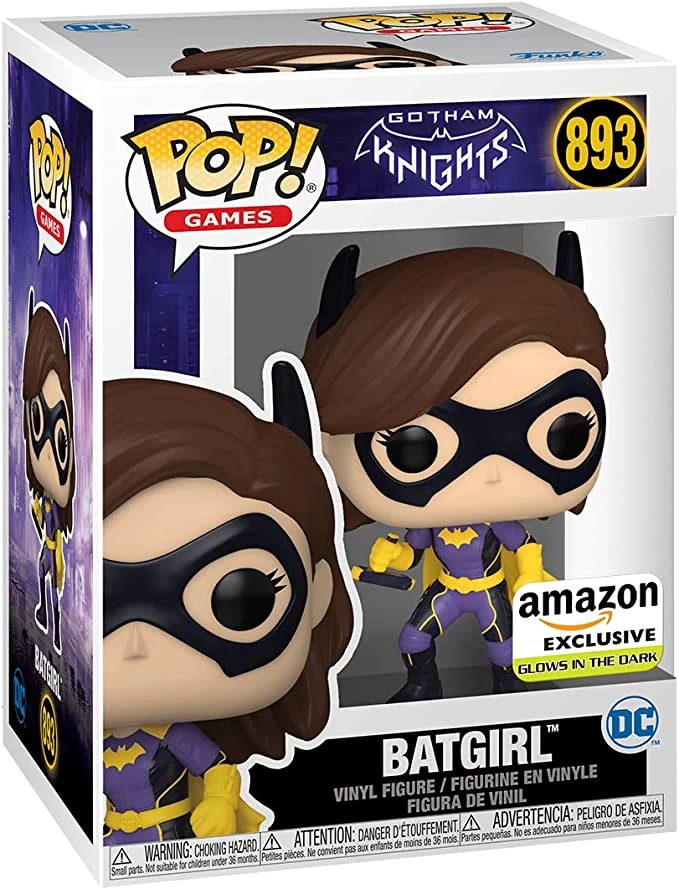 FUNKO Pop! Games: Gotham Knights - Bat Girl, Amazon Exclusive (Glow In The Dark), Multicolor, 58175 3 FUNKO Pop! Games: Gotham Knights - Bat Girl, Amazon Exclusive (Glow In The Dark), Multicolor, 58175