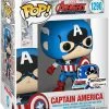 FUNKO Pop! & Pin: The Avengers: Earth's Mightiest Heroes - 60th Anniversary, Captain America With Pin, Amazon Exclusive