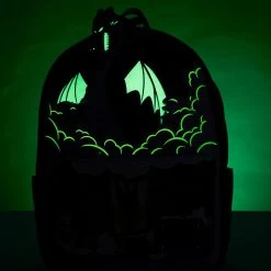 Loungefly Disney Backpack: Maleficent Dragon Lenticular And Glow In The Dark Mini-Backpack, Amazon Exclusive -Toy World Shop 71yQSgYX fL. AC SL1500