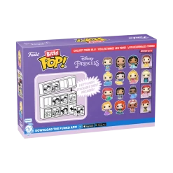 FUNKO Bitty Pop! Disney Princess 4-Pack Series 2 -Toy World Shop 73028 Bitty POP DisneyPrincess GLAM 2 WEB