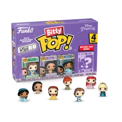FUNKO Bitty Pop! Disney Princess 4-Pack Series 2